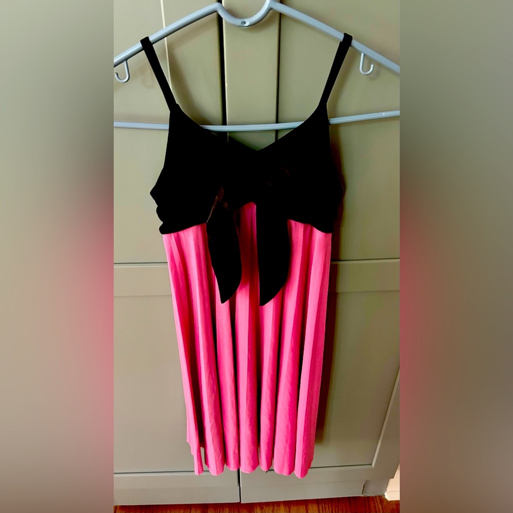 BCXgirl Black and Pink Spaghetti Strap Dress size 10